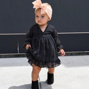 Polka Dot Ruffle Dress. New with Tags! ✅